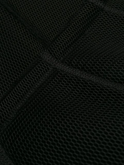 Shop Fendi Micromesh Skirt In Black