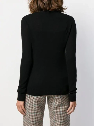 Shop Theory Round Neck Jumper In Black