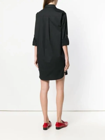 Shop Michael Michael Kors Mini Shirt Dress - Black