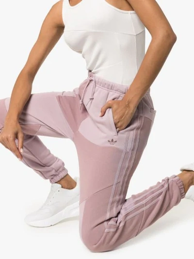 Shop Adidas By Danielle Cathari X Daniëlle Cathari Patchwork Track Trousers In Pink