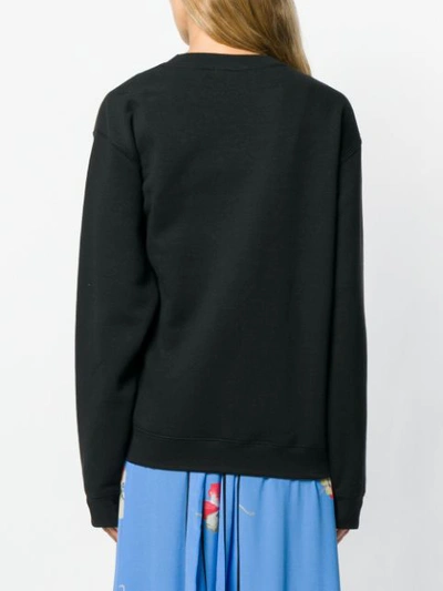 Shop Act N°1 Draped Front Sweatshirt - Black