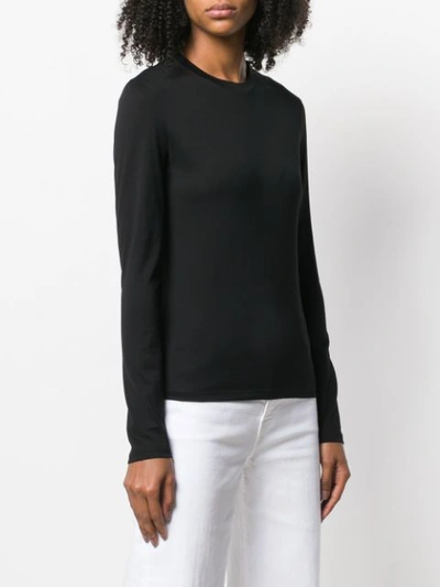 Shop Theory Tiny Long Sleeve T In Black