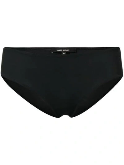 Shop Isabel Marant Sackett Bikini Bottoms In Black