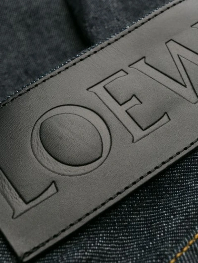 LOEWE HIGH WAIST WIDE-LEG JEANS - 蓝色