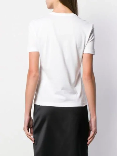 Shop Versace Bag Print T-shirt In White