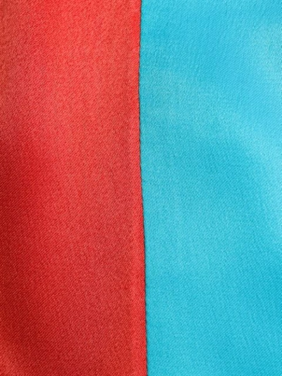 Shop Dolce & Gabbana Short Sleeve Color-blocked Bomber Jacket - Blue