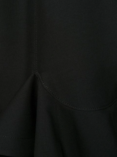 Shop Valentino Ruffle Hem Skirt - Black