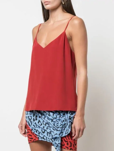 L'AGENCE CAMISOLE TOP - 红色