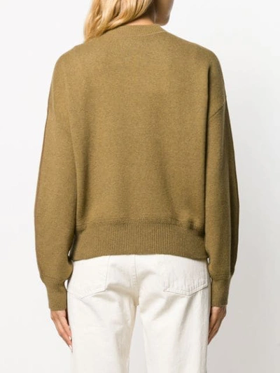 ISABEL MARANT ÉTOILE KARL DOUBLE KNIT SWEATER - 绿色