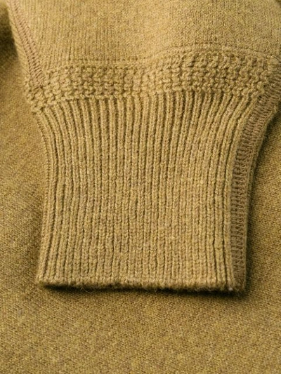 Shop Isabel Marant Étoile Karl Double Knit Sweater In Bronze 50bz