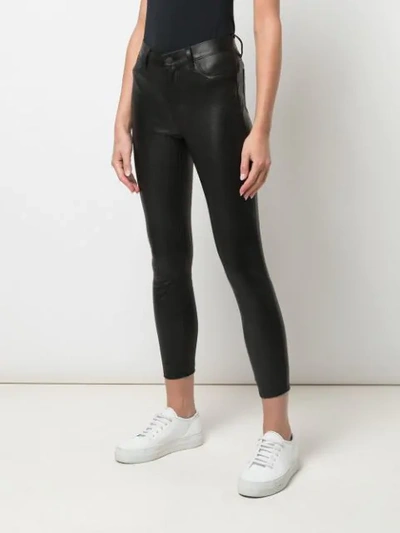 Shop L Agence Cropped-hose In Black