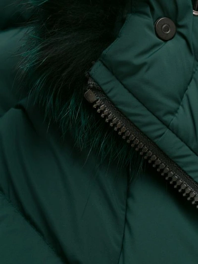 Shop Mackage Hooded Puffer Jacket In Green