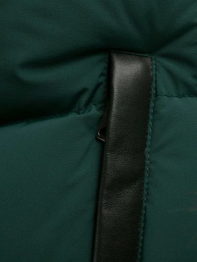 Shop Mackage Hooded Puffer Jacket In Green