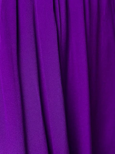 Shop Isabel Marant Étoile Geraffter Midirock In Purple