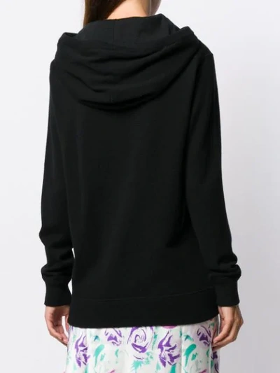 Shop Dolce & Gabbana Drawstring Hooded Jumper In Black