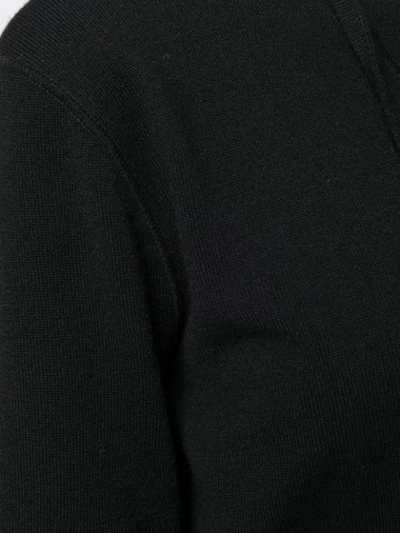 Shop Dolce & Gabbana Drawstring Hooded Jumper In Black