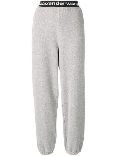 T BY ALEXANDER WANG CORDUROY TRACK TROUSERS - 灰色