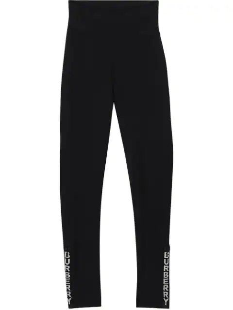 burberry black leggings