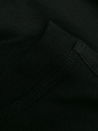 Shop Versace Jeans Couture T-shirt Mit Logo-print In Black