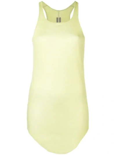 Shop Rick Owens Vest Top - Yellow