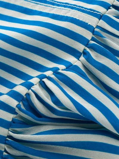 Shop Alysi Striped Shirt In Blue