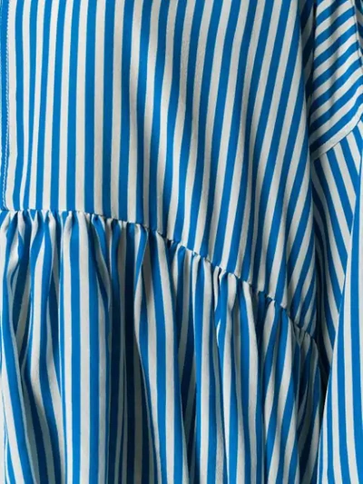 Shop Alysi Striped Shirt In Blue