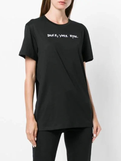 Shop Diesel T-flavia-a T-shirt - Black