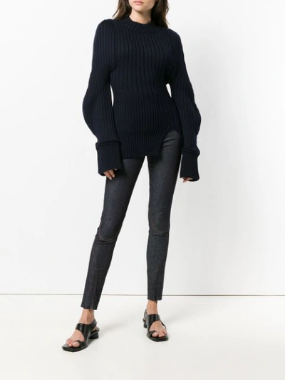 Shop Esteban Cortazar Skinny Jeans In Blue