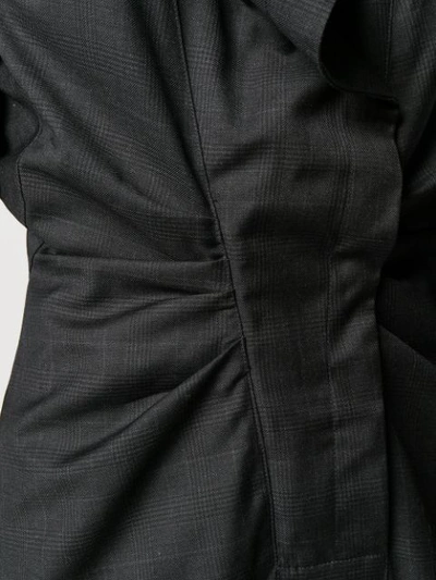 Shop Isabel Marant Étoile Gathered Front Mini Dress In Black