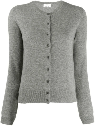 Shop Allude Cashmere Cardigan In Grey