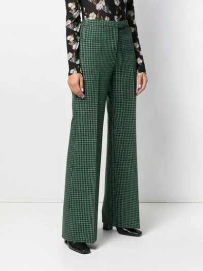 Shop Givenchy Hose Mit Gittermuster In Green