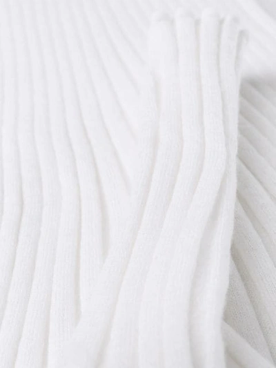 Shop Bottega Veneta Turtle Neck Sweater In White