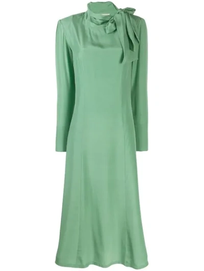 Shop A.f.vandevorst Long Day Dress In Green