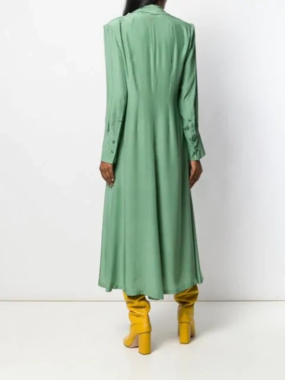 Shop A.f.vandevorst Long Day Dress In Green