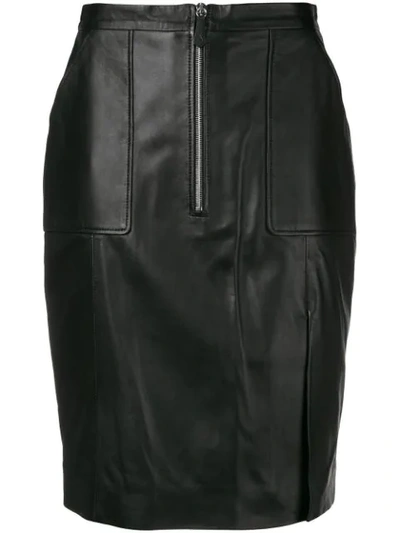 Shop Altuzarra Zipped Pencil Skirt - Black