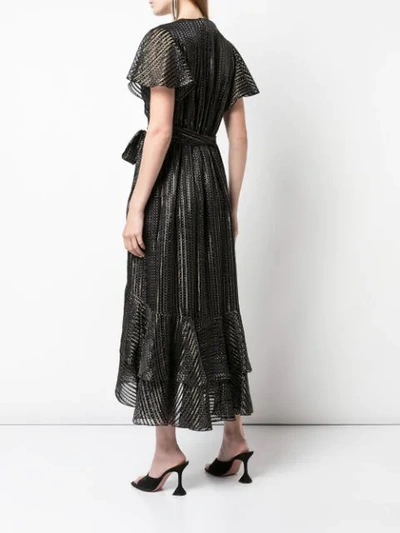 Shop Diane Von Furstenberg Donnie Midi Dress In Black