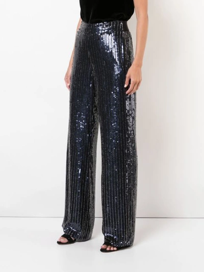 Shop Alice And Olivia Racquel Trousers In Black