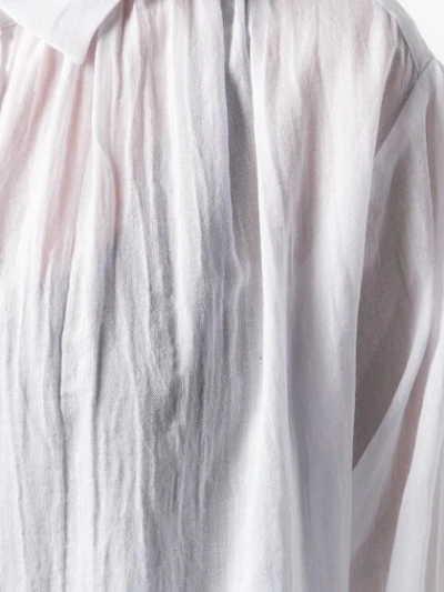 Shop Masscob Crease Effect Shirt In White