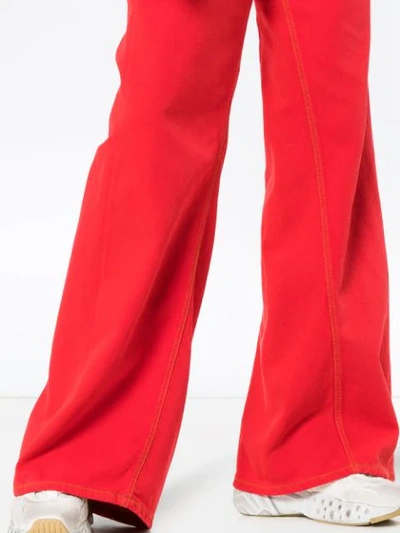 Shop Ganni Mid In Red