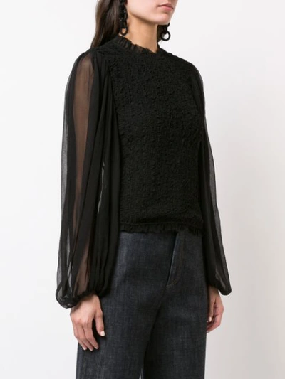 Shop Ulla Johnson Loose Fitted Blouse - Black