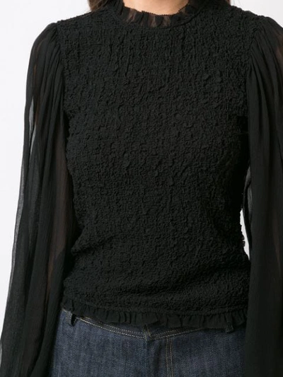 Shop Ulla Johnson Loose Fitted Blouse - Black