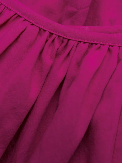 Shop Mara Hoffman Cinched Waist Blouse In Pink