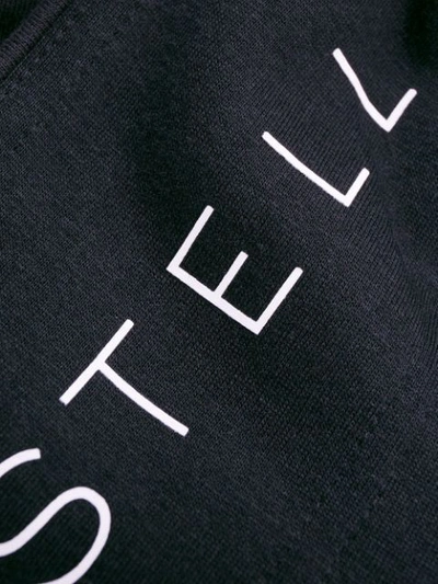 Shop Adidas By Stella Mccartney Sportjacke Mit Logo-print In Black