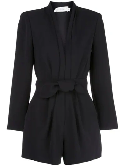 Shop A.l.c Belted Playsuit  In Midnight