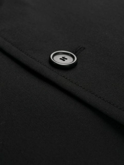 Shop Maison Margiela Structured Patch Pockets Blazer In Black