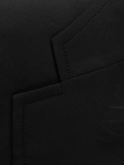 Shop Maison Margiela Structured Patch Pockets Blazer In Black