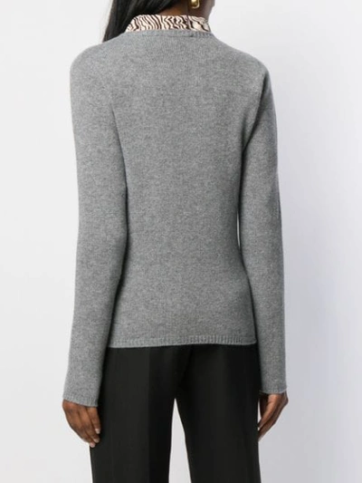 Shop Nuur Klassischer Pullover In Grey