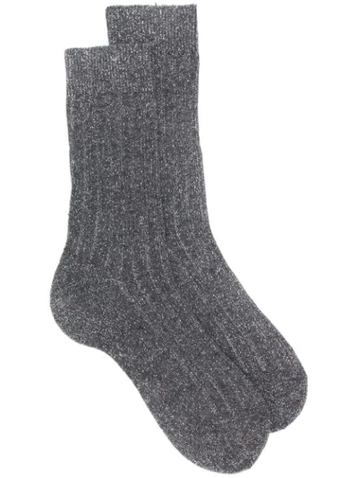 Shop Paris Texas Ankle Socks - Grey