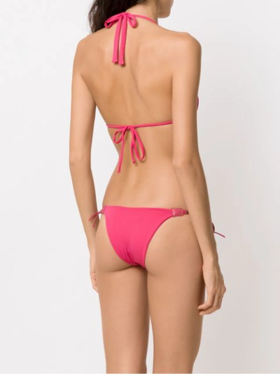 Shop Amir Slama Bikini Mit Rüschen In Pink
