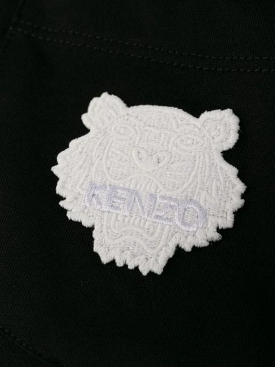 KENZO TIGER PATCH T-SHIRT - 黑色